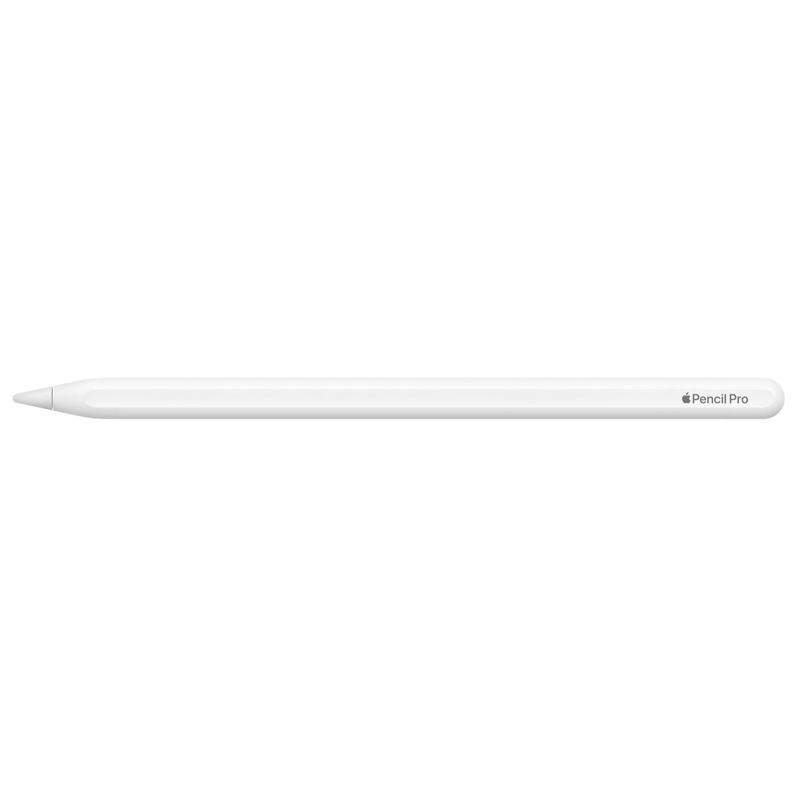 White Apple Pencil Pro on a white background