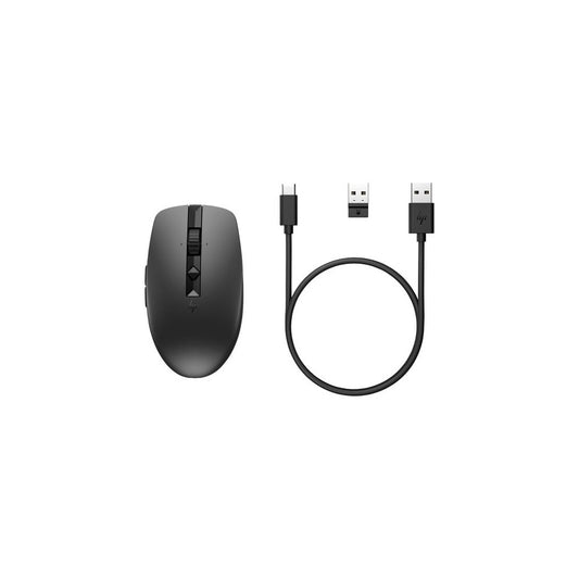 HP 710 Rechargeable Silent Black Bluetooth Mouse