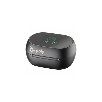 Poly Voyager Free 60+ UC M Carbon Black Earbuds +BT700 USB-C Adapter +Touchscreen Charge Case