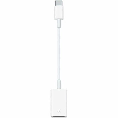 White USB adapter on a white background