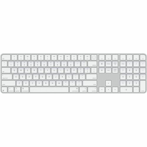 Magic Keyboard with Touch ID and Numeric Keypad for Mac models with Apple silicon (USB-C) - US English - White Keys