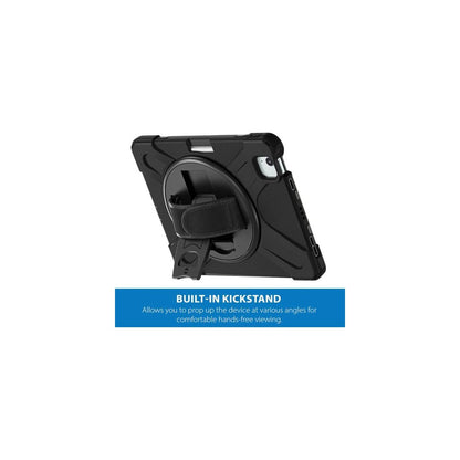 Strike Apple iPad Air 13 2024 Rugged Case with Hand Strap & Lanyard Shoulder Strap